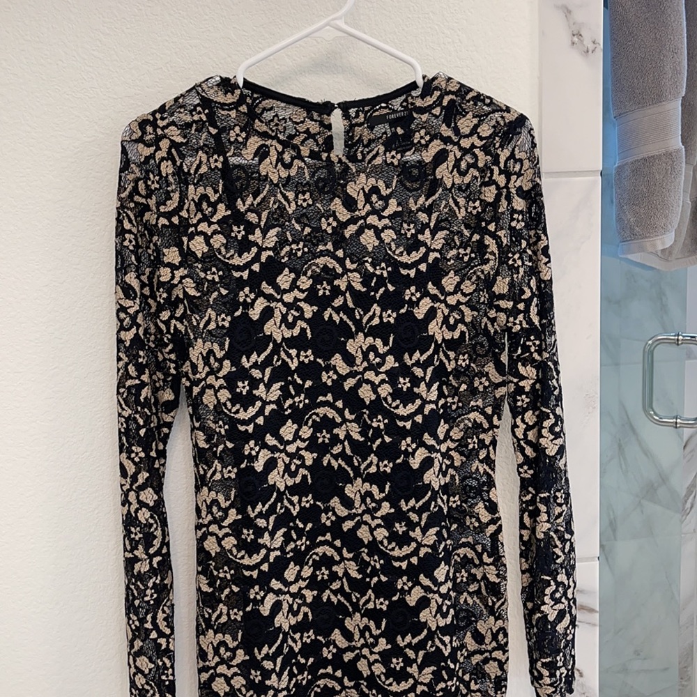 FLORAL LACE DRESS - Picture 6 of 6